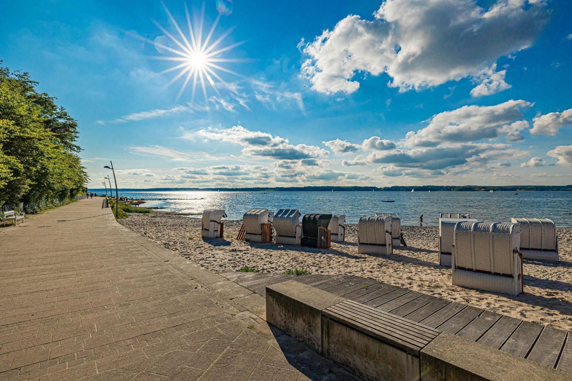 Fewo1846 Intermar - Leichte Brise - Modernes Studioapartment Mit Meerblick Glücksburg Kültér fotó