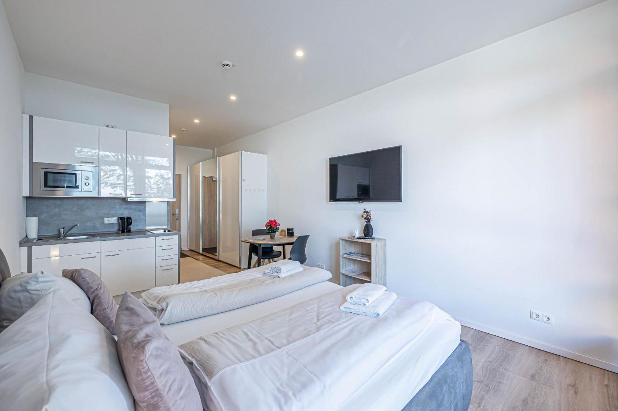 Fewo1846 Intermar - Leichte Brise - Modernes Studioapartment Mit Meerblick Glücksburg Kültér fotó