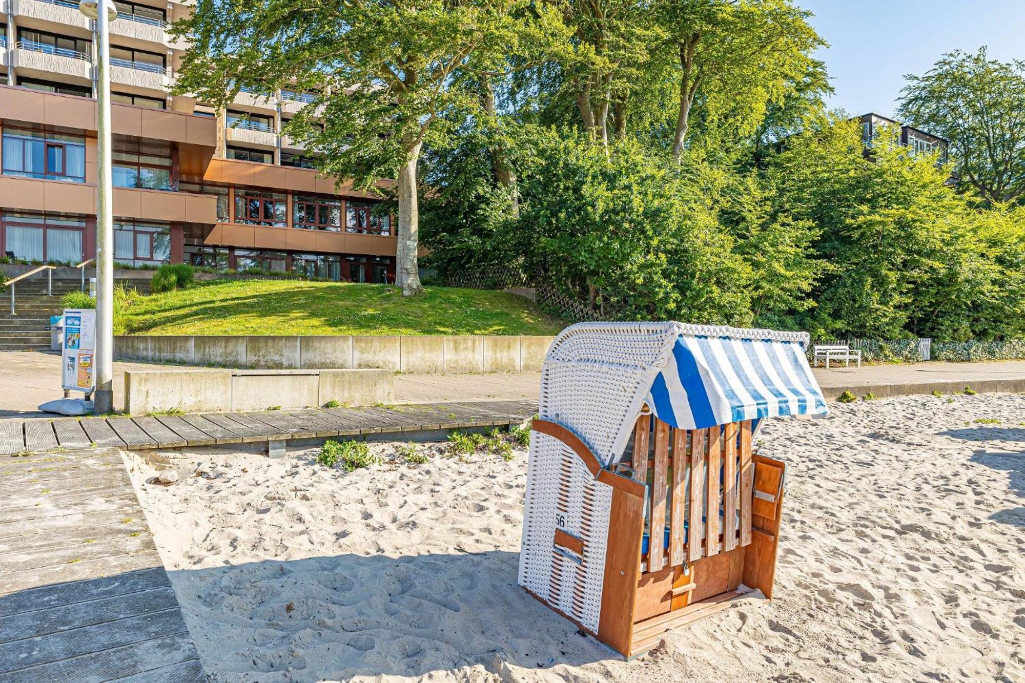 Fewo1846 Intermar - Leichte Brise - Modernes Studioapartment Mit Meerblick Glücksburg Kültér fotó