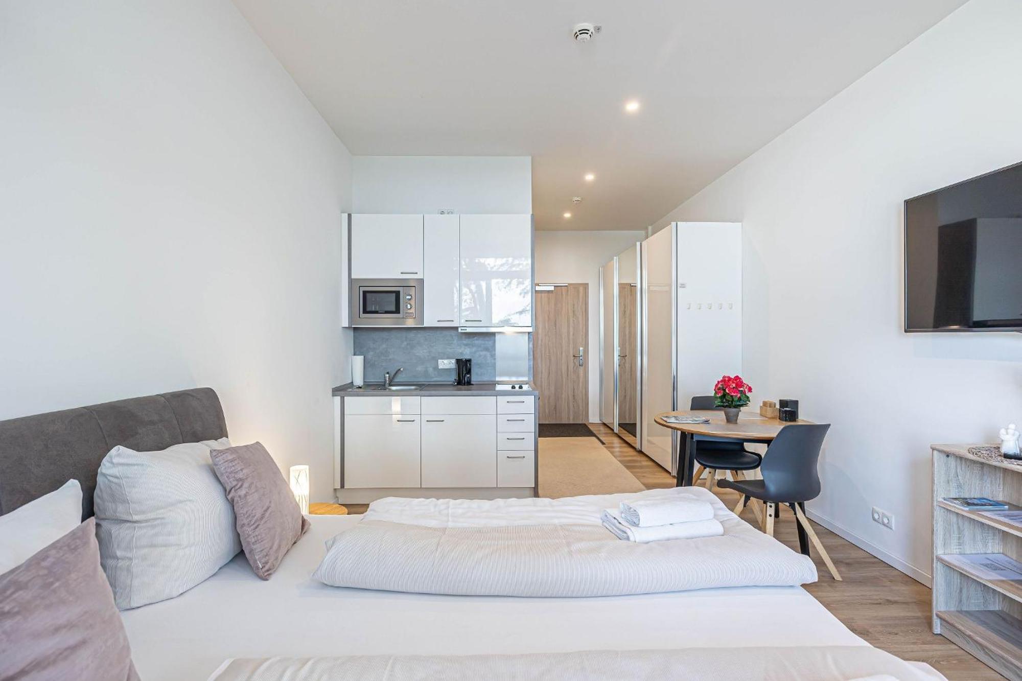 Fewo1846 Intermar - Leichte Brise - Modernes Studioapartment Mit Meerblick Glücksburg Kültér fotó