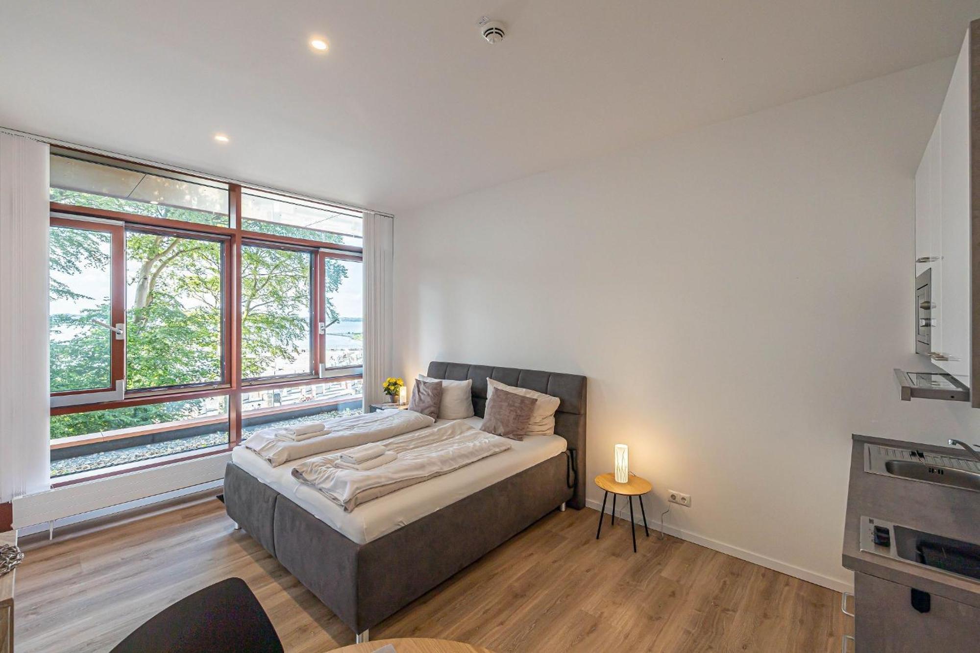 Fewo1846 Intermar - Leichte Brise - Modernes Studioapartment Mit Meerblick Glücksburg Kültér fotó