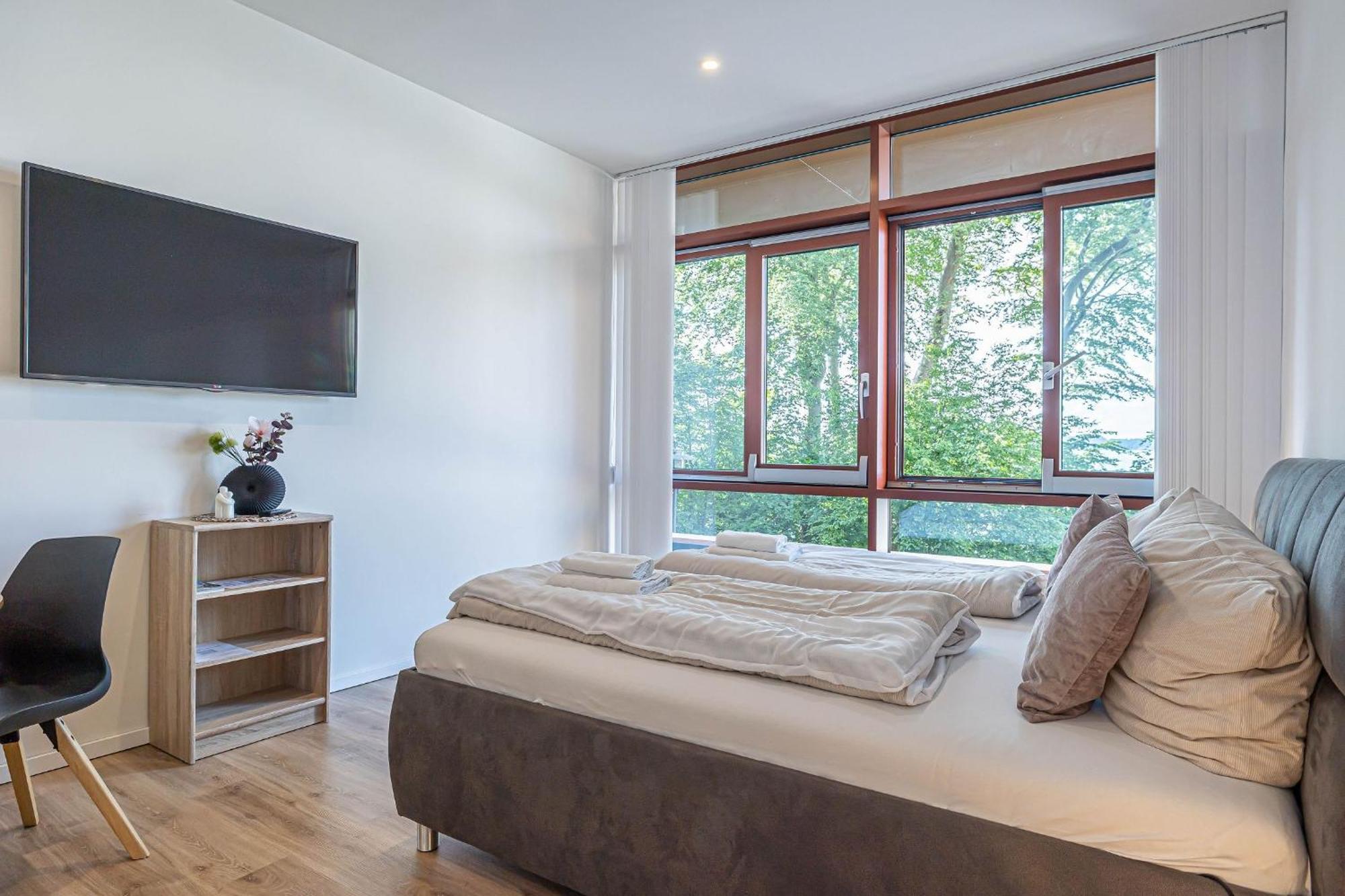Fewo1846 Intermar - Leichte Brise - Modernes Studioapartment Mit Meerblick Glücksburg Kültér fotó
