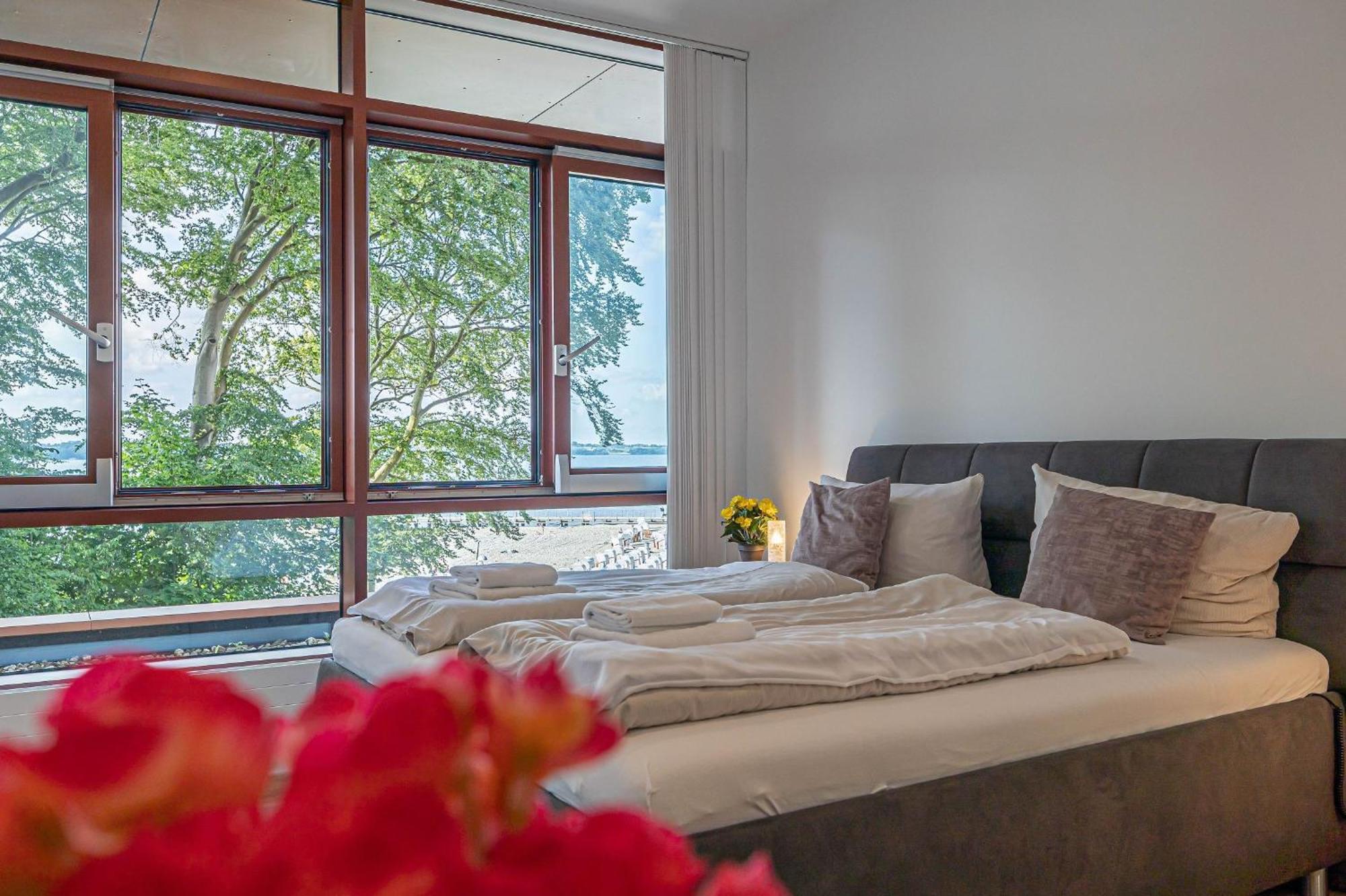 Fewo1846 Intermar - Leichte Brise - Modernes Studioapartment Mit Meerblick Glücksburg Kültér fotó
