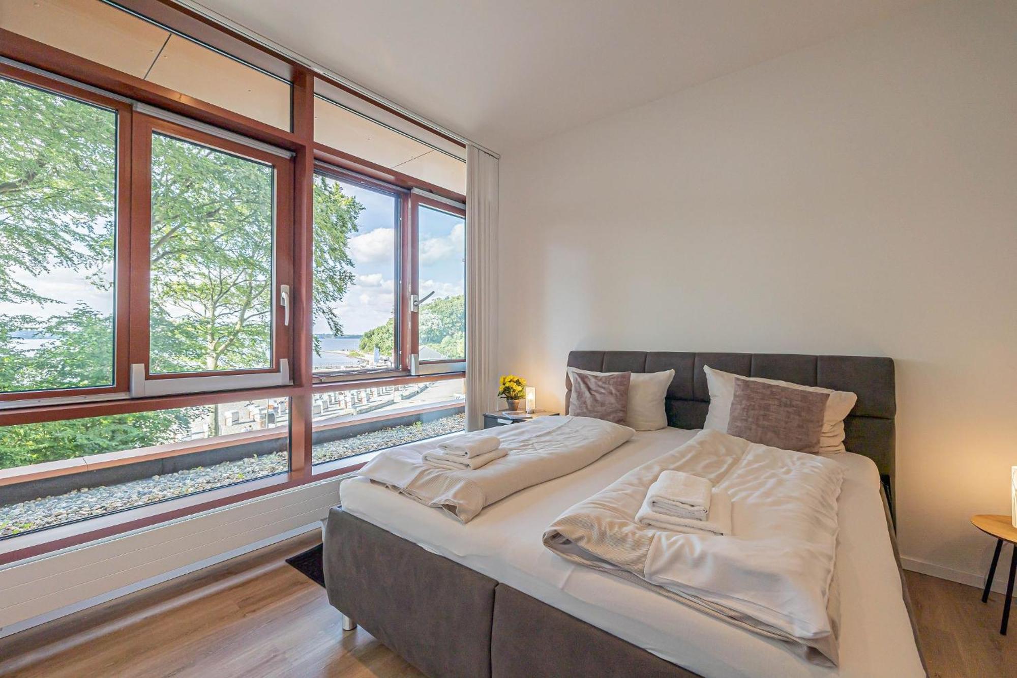 Fewo1846 Intermar - Leichte Brise - Modernes Studioapartment Mit Meerblick Glücksburg Kültér fotó